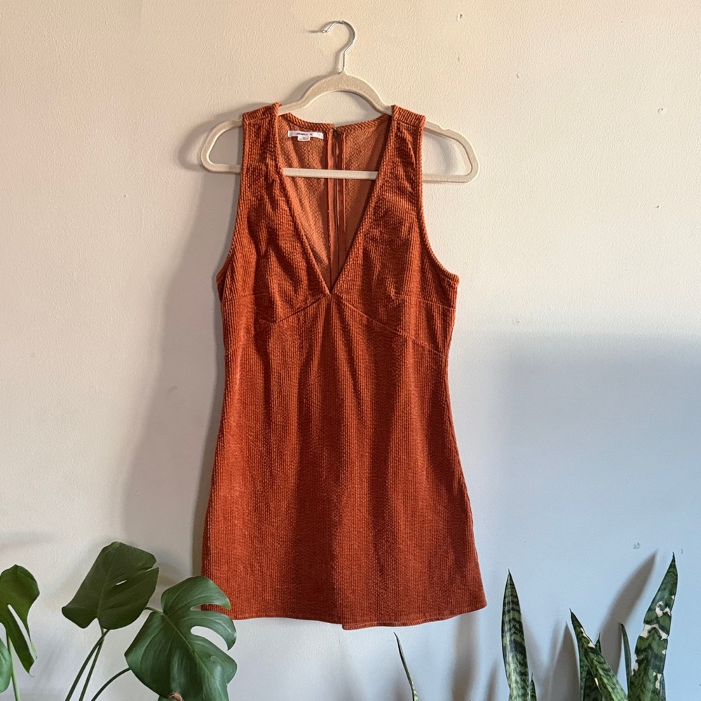 NWT O'Neill Rust Orange Mini Dress